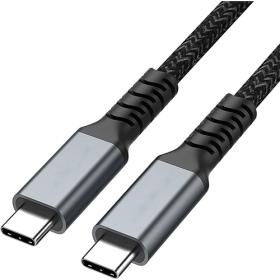 Cablexpert Premium USB 3.2 Gen. 2X2 Type-C Charging and Data Cable 20 Gbps 100W 1.5 M