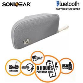 Sonic Gear Bluetooth 4.2 Portable Speaker Moby Light Grey