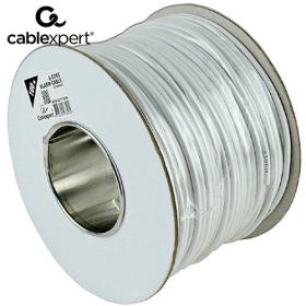 Cablexpert Alarm Cable 100M Roll White Shielded