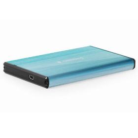 Gembird USB 3.0 2.5&#039; Enclosure Brushed Aluminum Blue