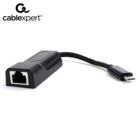 Cablexpert USB-C Gigabit Network Adapter Black