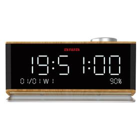 Aiwa Clock Radio Big Display Multifunctional Rms 15W