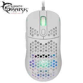 White Shark Mouse Gm-5007 Galahad 6400Dpi White