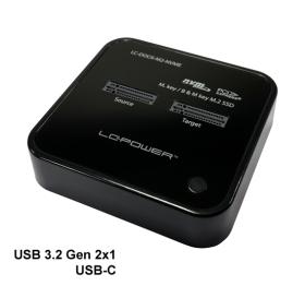 Lc-Power Docking Station for Two Nvme-M2 Ssd USB3.2