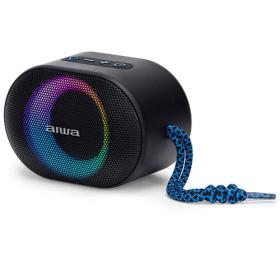 Aiwa Bluetooth Speaker with Rgb Multi Lighting Rms 10W Blue