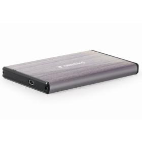 Gembird USB 3.0 2.5&#039; Enclosure Brushed Aluminum Light Grey