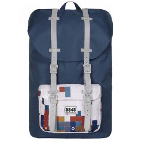 8848 Travel Backpack 15,6&#039; Unisex Waterproof Dark Blue