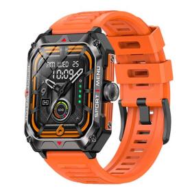 Lamtech Sport Watch Bt5.1 with Health Sensor and Sport Tracking Square Tft 2.02&#039; Display B.Orange