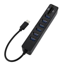 Andowl Q-HU300B USB 3.0 Hub 8 Θυρών με σύνδεση USB-C 