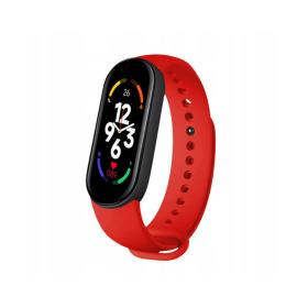 OEM M7 Smart Band 7 Smart Bracelet με Παλμογράφο Κόκκινο