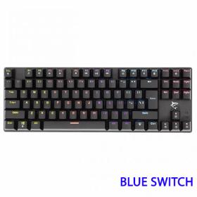 White Shark Mechanical Us Keyboard Commandos Black Blue Switch