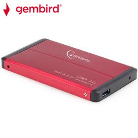 Gembird USB 3.0 2.5&#039;&#039; Enclosure Red