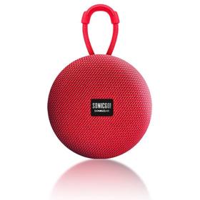 Sonicgear Sonicgo 2 Bluetooth 5.3 Portable Speaker with Mic Fm Radio USB Playback Red