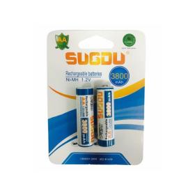 SUGDU Επαναφορτιζόμενες Μπαταρίες AA Ni-MH 3800mAh 1.2V 2τμχ.