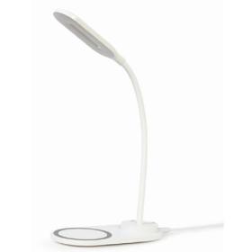 Gembird Desk Lamp with Wireless Charger White