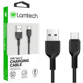 Lamtech Datacable Type C 3M Black