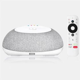 Mecool 2In1 Smart Speaker with Google Assistant and 4K android 11 Tv Box 4+32G