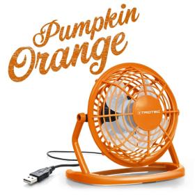 TROTEC TVE 1 Ανεμιστήρας Γραφείου με USB Pumpkin Orange