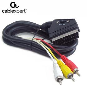 Cablexpert Bidirectional Rca To Scart Audio-Video Cable 1,8