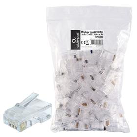 Cablexpert Modular Plug 8P8C for Solid Cat6 Lan Cable 100PCs/Bag