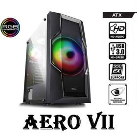 Armaggeddon Gaming PC Case Atx Aero Vii Black