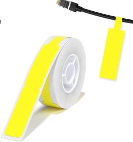 Niimbot Thermal Label Paper 12.5*74+35-65 Cable Yellow