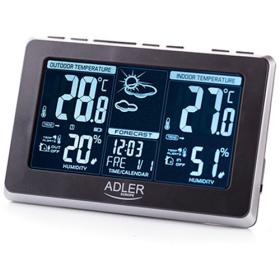 Adler Weather Station Black/Silver