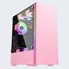 Armaggeddon Ruby B-V Atx Gaming PC Case  Pink