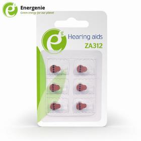 Energenie Button Cell Za312 6-Pack