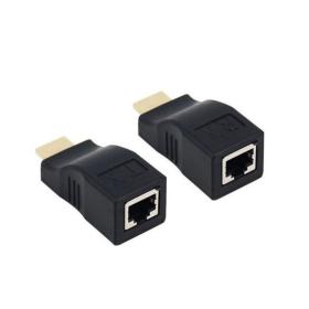 HDMI Extender to CAT5e/6 Network Ethernet Adapter – Up to 30m