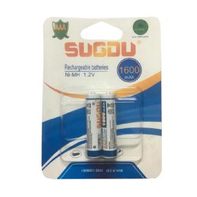 SUGDU Επαναφορτιζόμενες Μπαταρίες AAA Ni-MH 1600mAh 1.2V 2τμx.