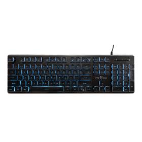 White Shark Led Keyboard Gk-003141 Tachi Us Layout Black, TACHI-B-US