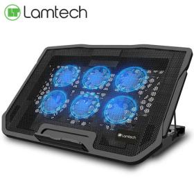 Lamtech Laptop Cooling Flexi Stand 6 Fans, LAM021523