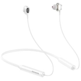 Aiwa In-Earphone Wireless Quad Driver Neckband White, ESTBT-450WT