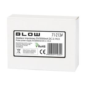 Τροφοδοτικό 5V 2000mA 2.1-5.5 BLOW, DM-71-213