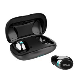 Aiwa Premium Metal Tws In-Earphone with Apt-X Technology and Deep Bass Sound Quality Black, EBTW-850