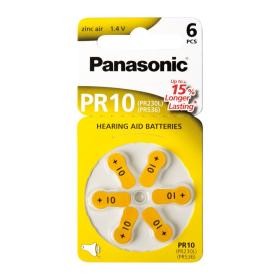 Panasonic PR10 μπαταρίες Zinc Air 1,4V 6τμχ pr230-6lb, PAN-PR10L-6