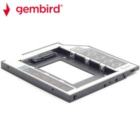 Gembird Slim Mounting Frame for 2,5&#039; Drive To 5,25&#039; Bay for Drive Up To 12Mm, MF-95-02