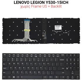 Πληκτρολόγιο LENOVO LEGION Y530-15ICH + WHITE BACKLIT NO FRAME US