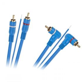 Καλώδιο 2xRCA-2xRCA 5m, γωνία, DM-2668-5