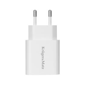 Φορτιστής USB A - USB C 20W με λειτουργία Power Delivery και Quick Charge Krugerk&#039;Matz GAN, KM0854