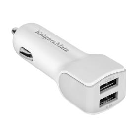 Φορτιστής Αυτοκινήτου 2xUSB 3000mA με λειτουργία Quick Charge 3.0 Krugerk&#039;Matz, KM0018