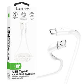 Lamtech Datacable Type C 2M White, LAM446841