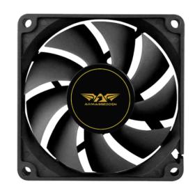 Armaggeddon Cooler Fan Silent 14 Black, SILENT-14