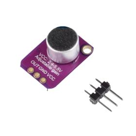 Microphone Amplifier Module MAX4466 Adjustable Gain For Arduino for Arduino