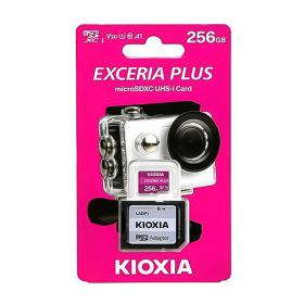 KIOXIA 4K MICRO SD 256GB EXCERIA PLUS UHS I U3 WITH ADAPTER M303