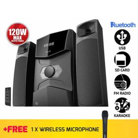 SONIC GEARS BLUETOOTH MULTIMEDIA AUDIO SPEAKERS 2,1 BLACK