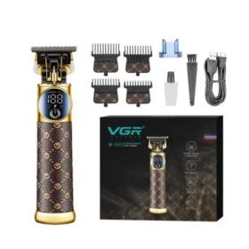 VGR Επαναφορτιζόμενη Κουρευτική Μηχανή V-942 Professional Hair Trimmer Καφέ