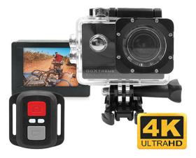 GOXTREME ACTION CAMERA 4K WITH REMOTE CONTROL ENDURO BLACK