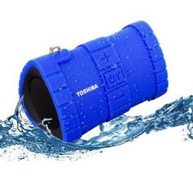 TOSHIBA AUDIO FLOATING WATERPROOF BLUETOOTH SPEAKER BLUE